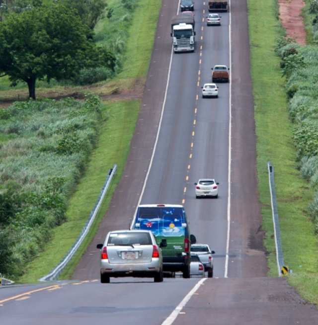 CCR MSVia prevê tráfego de 250 mil veículos no feriado da Páscoa Na sexta, o pico de tráfego ocorrerá entre 08h e 11h (média de 3.200 veículos/ hora). (Foto: Rachid Waqued)