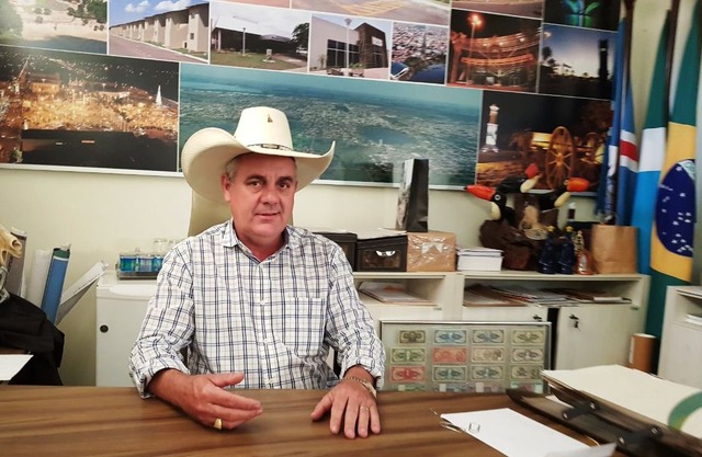 Exemplo de gestão responsável, Guerreiro encerra 2017 marcado por economia O prefeito, Angelo Guerreiro recebeu o Perfil News onde fez uma retrospectiva do primeiro ano da sua administração (Foto: Ricardo Ojeda)