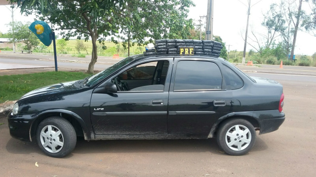 Condutora que viajava com menores é presa com 37 Kg de cocaína A motorista responderá pelo crime de tráfico de drogas. (Foto: Assessoria)