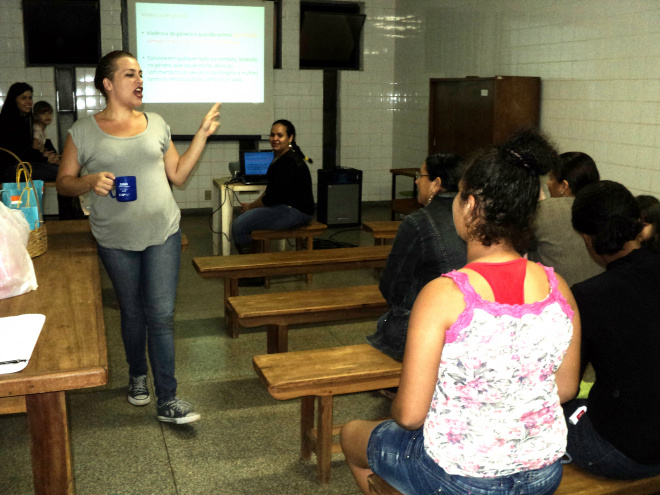 No Reassentamento Novo Porto João André, foram realizada diversas atividades para as mulheres (Foto: Divulgação/Assecom)