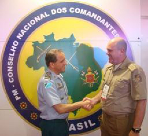Coronel David assume a presidência no lugar do Coronel PM Nazareno Marcineiro, comandante-geral da Polícia Militar de Santa Catarina, para uma gestão de um ano (Foto: Assessoria CNGG)