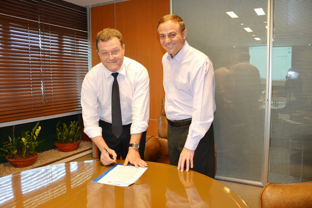 Senai e Volvo assinam parceria para capacitar trabalhadores Com a parceria haverá mais contratação de mão de obra especializada. (Foto: Assessoria)