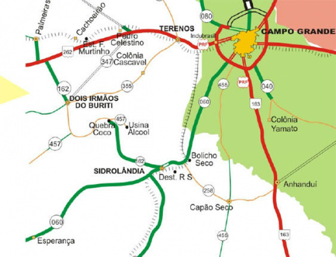 Estado garante boas estradas para escoação da produção O governo irá pavimentar as rodovias MS-010 e MS-162 e ainda a restaurar a MS-240, MS-162, MS-470 e MS-395 (Foto: Divulgação/Notícias MS)