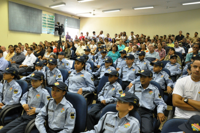 Município é o primeiro do interior do MS a receber Patrulha Mirim do Trânsito O programa atenderá 30 crianças e adolescentes de ambos os sexos, de 9 a 12 anos de idade (Foto: Assessoria de Comunicação)