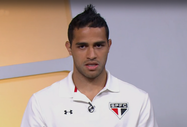 Recuperado, Alan Kardec se diz pronto voltar ao São Paulo no sábado Alan Kardec se diz à disposição para enfrentar o Atlético-PR no próximo sábado (Foto: Reprodução SporTV)