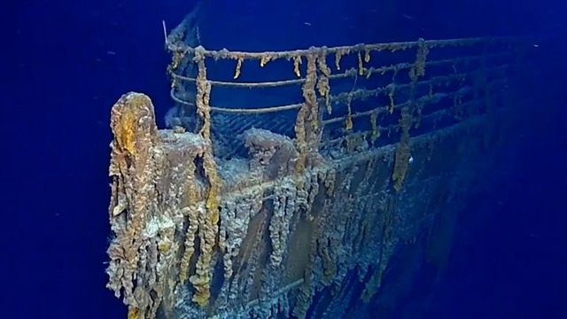 Novas imagens mostram destroços do Titanic no fundo do mar Foto/ Divulgação