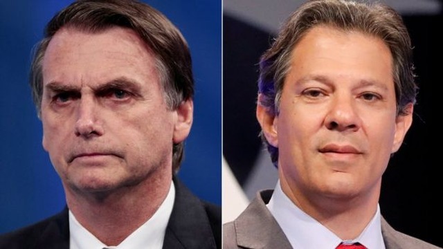 Bolsonaro e Haddad têm, juntos, apenas a metade das intenções de votos dos brasileiros

