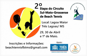 Beach Tennis na Lagoa Maior: Novidade acontece neste final de semana Beach Tennis na Lagoa Maior: Novidade acontece neste final de semana