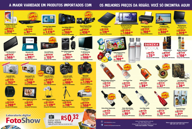 Shopping China, promoção “Ofertas de fim de semana”