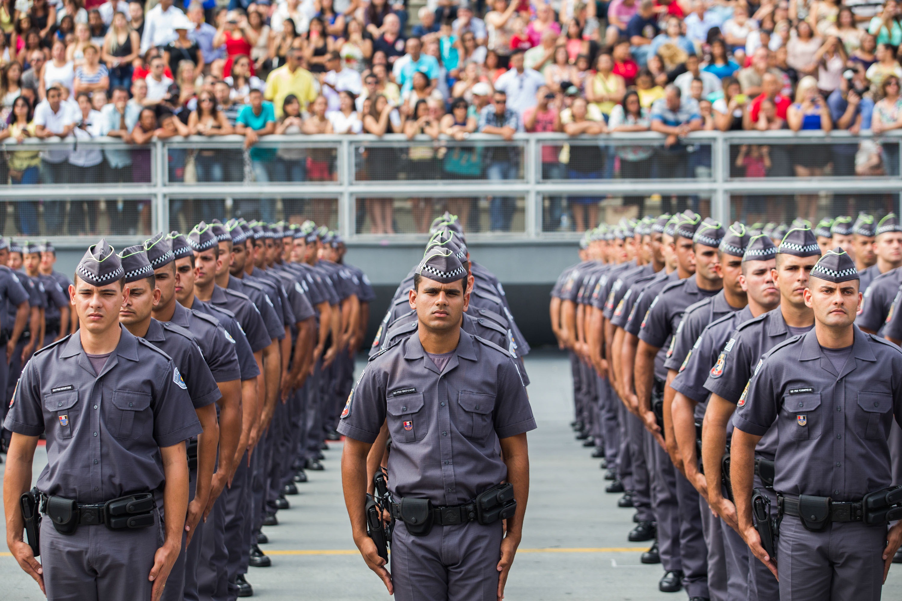 SP abrirá concurso da PM com 5.400 vagas Carreira proporciona remuneração inicial de R$3.034, já com benefícios. (Foto: Divulgação).