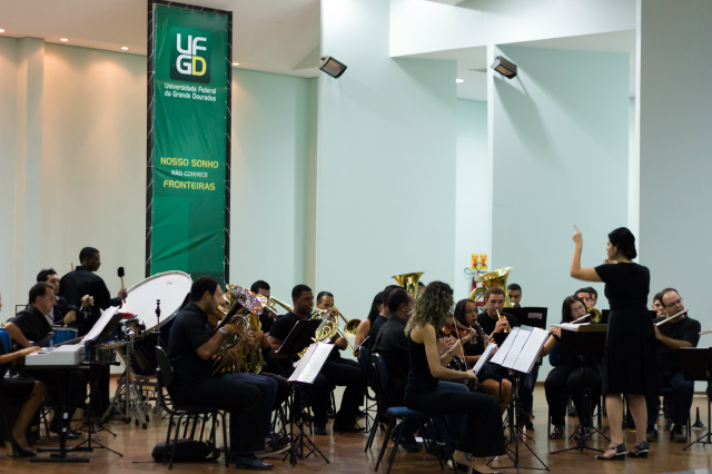 A Orquestra UFGD é um projeto de extensão desenvolvido pela Pró-reitoria de Extensão e Cultura (PROEX) da Universidade (Foto: Divulgação/UFGD)