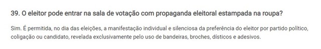 A três dias da eleição, Lei Eleitoral causa confusão na cabeça dos eleitores