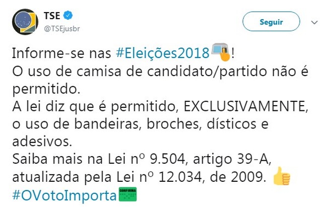A três dias da eleição, Lei Eleitoral causa confusão na cabeça dos eleitores