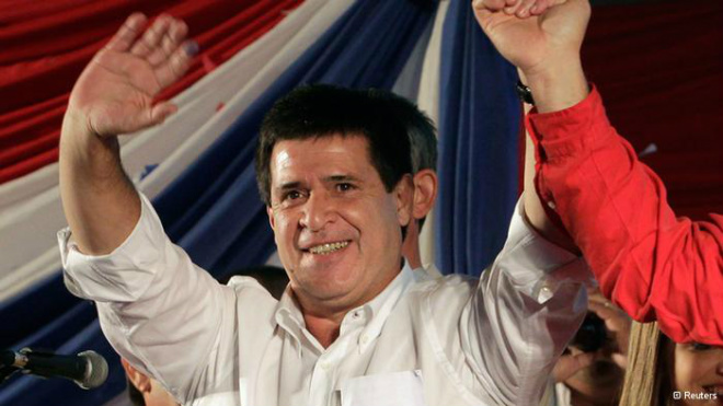 Colorado Horacio Cartes é eleito presidente do Paraguai Ele assumirá no dia 15 de agosto um mandato de cinco anos (Foto: Google)