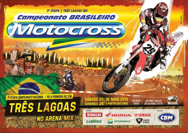 Campeonato de Motocross também terá transmissão ao vivo pela ESPN. Foto: Divulgação