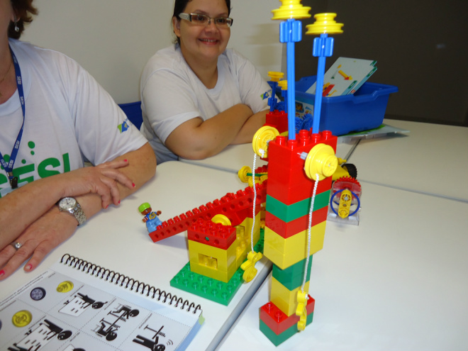 O Lego é uma solução de aprendizagem que pode ser aplicada em várias áreas do conhecimento (Foto: Divulgação/Assecom)