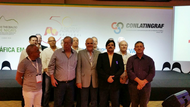 Presidente de Conselho da Abigraf Nacional destaca importância de congressos Empresários sul-mato-grossenses que participaram dos Congressos no Rio de Janeiro. (Foto: Assessoria)