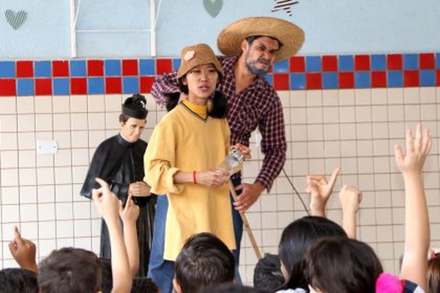 Meio Ambiente realiza palestra e apresentação teatral na Escola Salesiano – Dom Bosco Foto/Assessoria