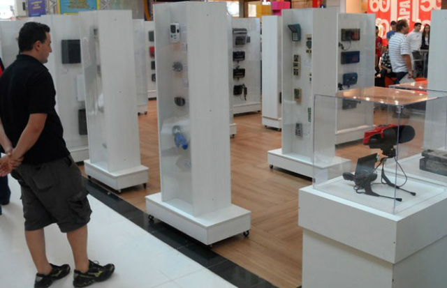 Exposição do Museu do Videogame, o primeiro do gênero no Brasil, em shopping de Campo Grande (MS). (Foto: Divulgação/Arquivo Pessoal/Cleidson Lima)