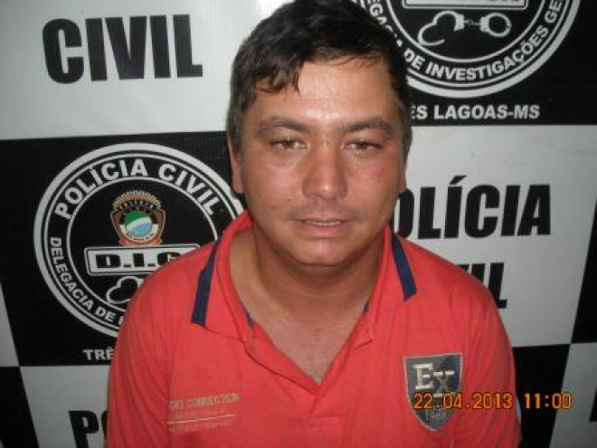 Empresário do ramo de veículos é preso pela DIG em Três Lagoas Alex Pereira é proprietário de uma garagem de veiculo no bairro Guanabara e foi preso pela DIG (Foto: Assessoria DIG)