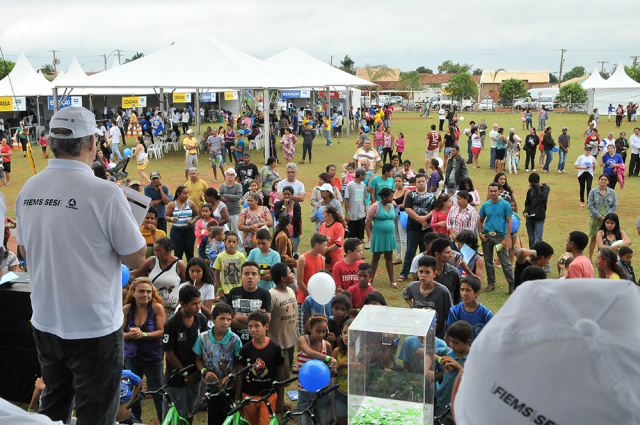 Os cidadãos puderam participar de ações, até as 15h no Santa Luzia, em Campo Grande. (Foto: Assessoria)