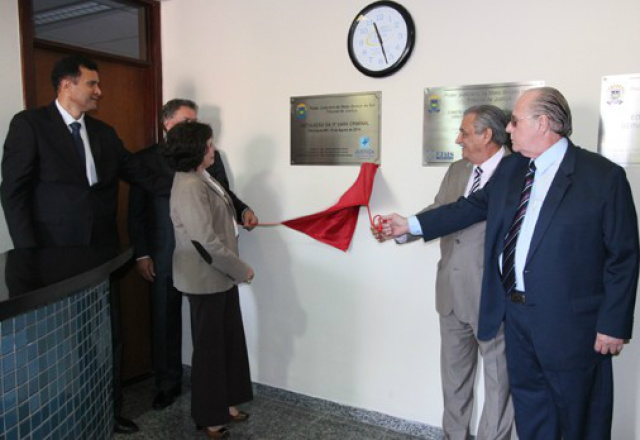 A reivindicação para instalar a nova vara na comarca já era antiga, sendo mais uma promessa cumprida pelo presidente do Tribunal de Justiça, Des. Joenildo de Sousa Chaves, em sua administração (Foto: TJ MS)