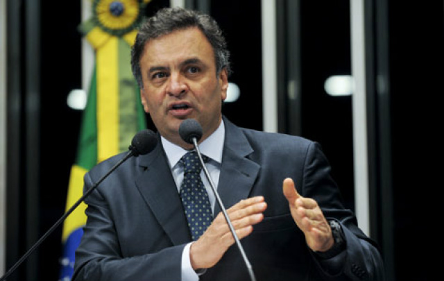 O candidato do PSDB à Presidência da República, Aécio Neves, mudou sua agenda de visita a MS (Foto: Agência Senado)