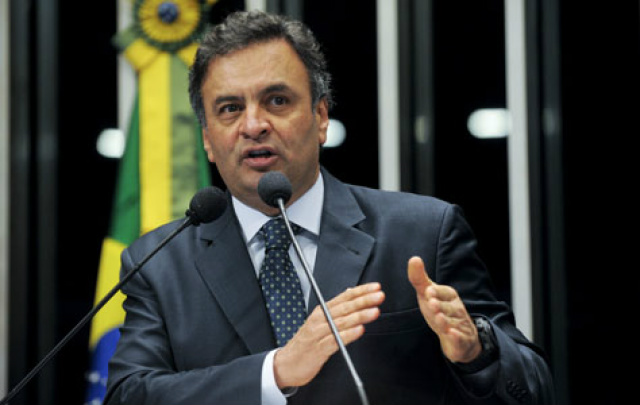 Aécio adia visita a MS por causa da morte de Eduardo Campos O candidato do PSDB à Presidência da República, Aécio Neves, mudou sua agenda de visita a MS (Foto: Agência Senado)