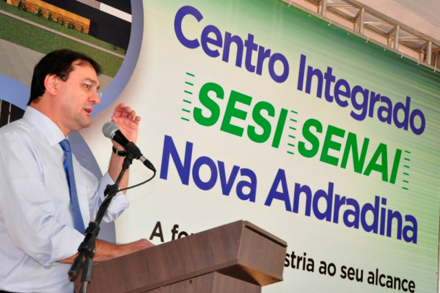 Fiems vai investir R$ 13 milhões no Centro Integrado Sesi Senai de Nova Andradina O espaço será edificado em terreno de 32.850 m², localizado na rodovia MS-134, e foi doado pela Prefeitura Municipal, por meio da Lei n° 1.208, de 3 de junho de 2014 (Foto: Divulgação/Assecom)