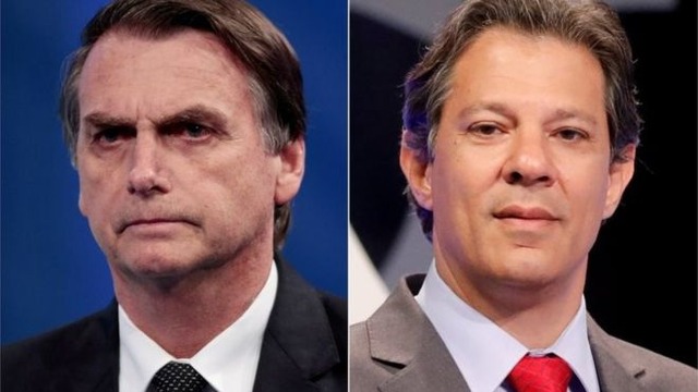 Eleições 2018: Seja quem for o vencedor, possibilidade de mudança significativa no Brasil é remota, diz analista americano Jair Bolsonaro (PSL) e Fernando Haddad (PT) disputarão o 2º turno da eleição presidencial