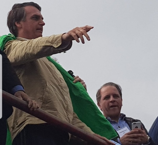 Coronel David credita vitória à força de Jair Bolsonaro David, segundo deputado mais votado de MS, disse que essa expressiva votação deve-se ao apoio de Bolsonaro, com quem se reuniu várias vezes (Foto: Ricardo Ojeda)