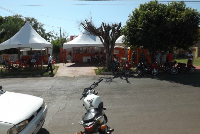 Na sede do sindicato foi montada toda uma estrutura para garantir uma votação tranquila e segura (Foto: Léo Lima)