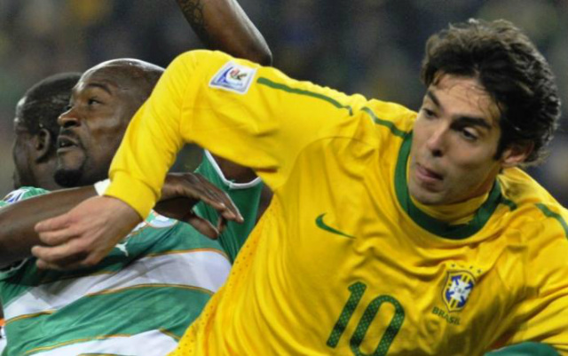 Sem Neymar na seleção, Kaká assume camisa 10 (Foto:Reprodução)