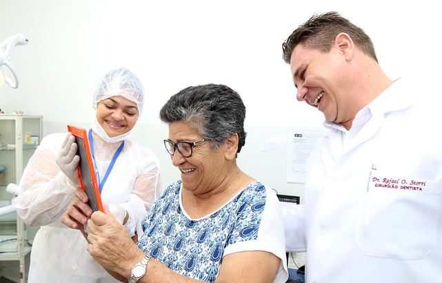 Saúde Bucal de Três Lagoas entrega 40 próteses dentárias Foto: Divulgação
