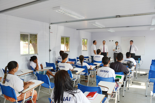 As aulas do Senai iniciaram nesta quarta-feira (07), o que gera mais qualificação profissional. (Foto: Assessoria)