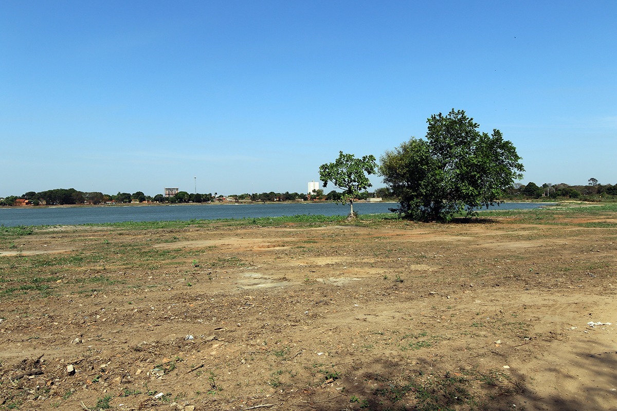 Meio Ambiente dá início ao projeto de revitalização da Segunda Lagoa Segunda Lagoa: área está sendo limpa para receber o plantio de árvores nativas. Fotos: SEMEA