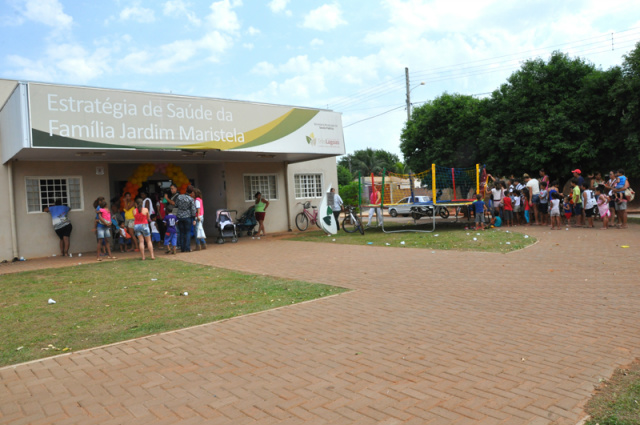 Comemoração do dia das crianças no ESF Jardim Maristela (Foto:Assessoria)