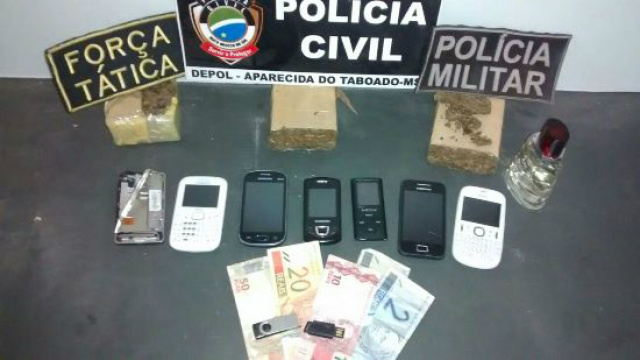 Os policiais, após adentrarem a residência, verificaram a presença de várias pessoas no local (Foto: Divulgação/PM MS)