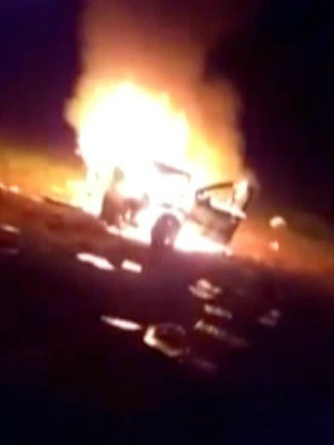 Motorista que matou 5 já está em liberdade Acidente deixa cinco mortos na BR-262, perto de
Ribas do Rio Pardo (Foto: Reprodução/ TV Morena).