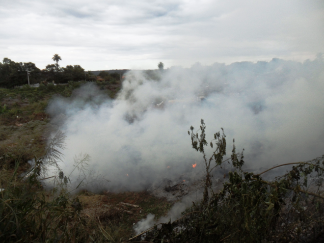 A PMA apurou que o fogo partiu de brasas da churrasqueira de um restaurante (Foto: Divulgação/Assecom)