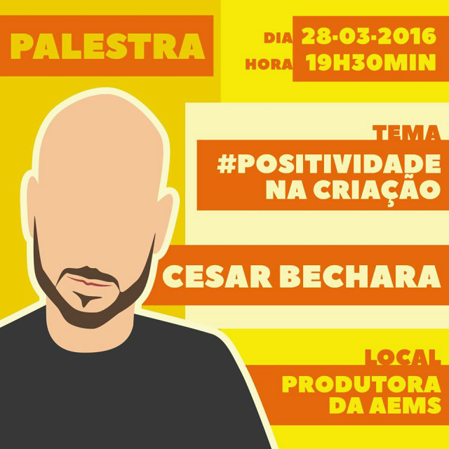 A palestra será sobre criação publicitária para diversos meios. (Foto: Divulgação)
