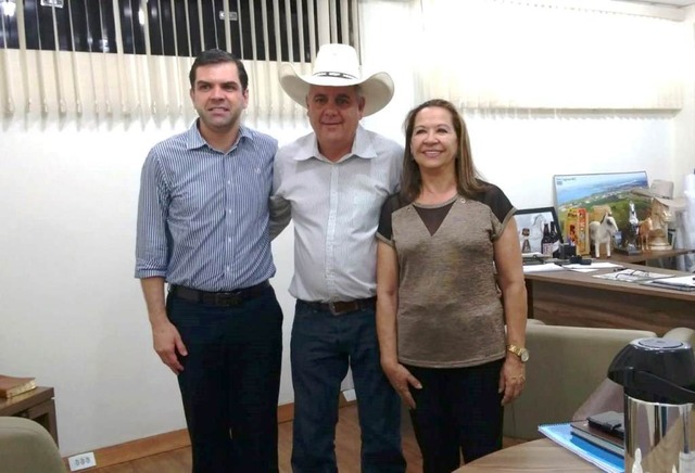 Prefeito de Três Lagoas recebe visita de cortesia do Secretário de Estado da Saúde Foto: Assessoria