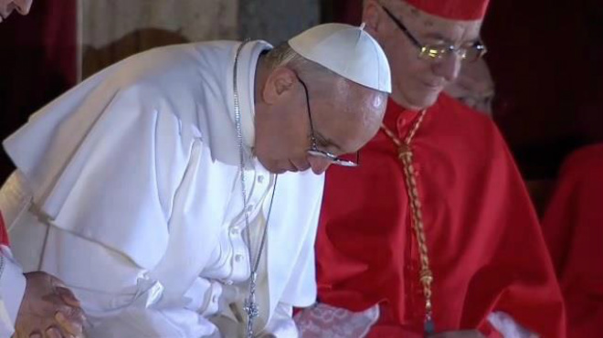 O papa Francisco nomeou ontem os dois primeiros bispos brasileiros (Foto: Arquivo)