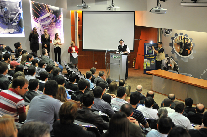 As diretrizes da Norma Internacional de Responsabilidade Social, foram detalhadas na noite de ontem por Jorge Emanuel Reis Cajazeira (Foto: Divulgação/Assecom)