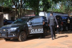 Policiais do Garras durante operação na Máxima da Capital (Foto: Marina Pacheco)