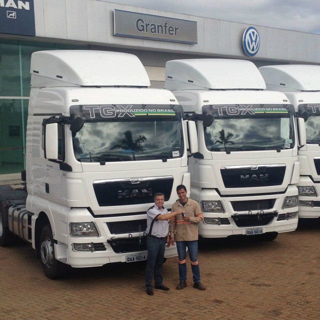 Grande parte do lote de caminhões já foram entregues à Eldorado Brasil (Foto: Divulgação)