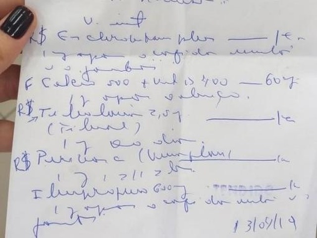 Farmacêuticos recorrem a grupos no whats para decifrar letra de médico Difícil de decifrar, foto de receita foi parar no canal de denúncia do CRF-MS (Fotos: CRF-MS/Divulgação)