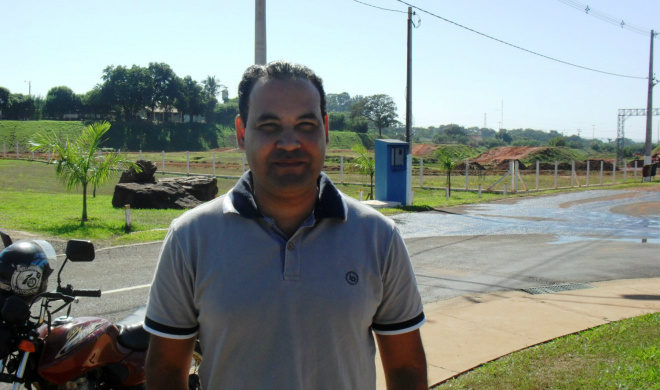 Arena Mix terá sistema de internet de alta performance para BR de Motocross Reginaldo Torres é o responsável por planejar e implantar a internet de alta performance no Arena Mix. Foto: Ricardo Ojeda