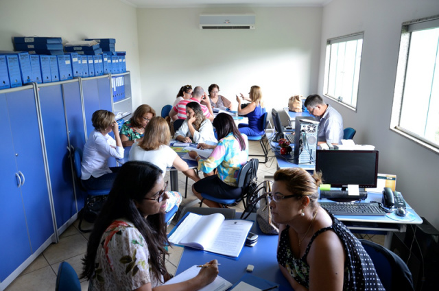 Reunião dos membros das subcomissões, no Centro de Eventos do Sinted (Foto: Divulgação)