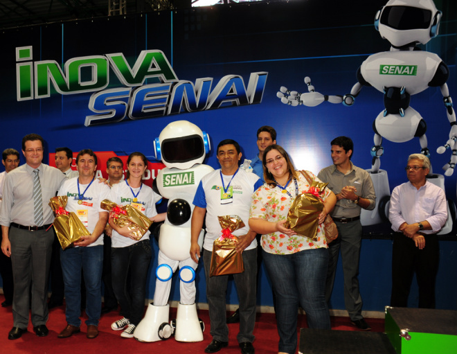 Senai anuncia campeões estaduais na Caça Talentos Expo A premiação para os primeiros colocados foram tablets, smartphones, HDs externos e R$ 3 mil em dinheiro (Foto: Divulgação/Assecom)
